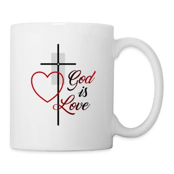 God is love - Tasse - Weiß - Rechts