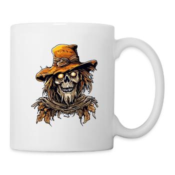 Vogelscheuche / Erntehelfer / Maisfeld / Feld - Tasse - Weiß - Rechts