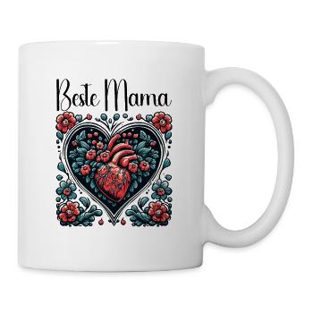 Heart / Mother's Day / Love / Holidays / Love - Mug - white - Right