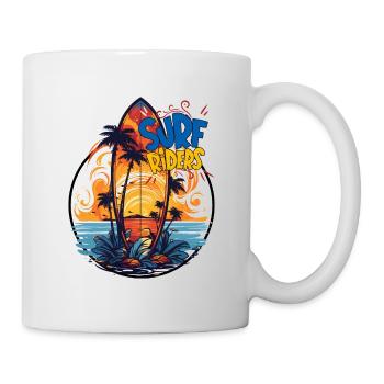 SURF RIDERS! - Mug blanc - blanc - Droite