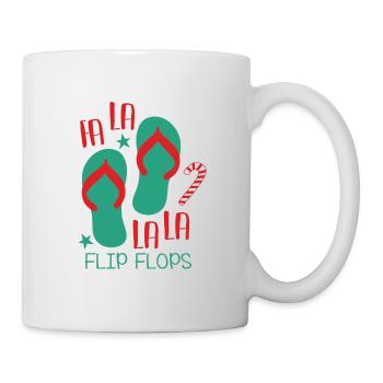 Tongs Fa-La-La - Mug blanc - blanc - Droite