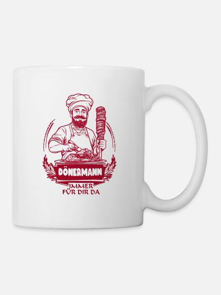 T Shirt Design Immer für dir da - Tasse - Weiß