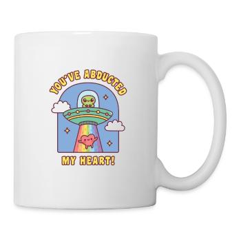 Funny Alien UFO You Have Abducted My Heart - Mug - white - Right