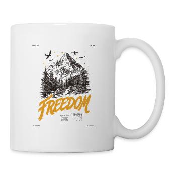 Hiking Freedom - Tasse - Weiß - Rechts