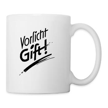 Vorsicht Gift - Tasse - Weiß - Rechts