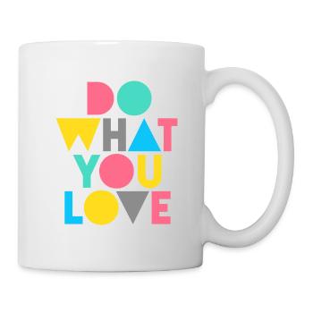 Do What You Love graphic - Mug - white - Right