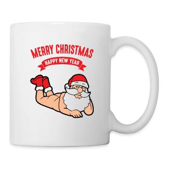 Noël Motif de Noël Père Noël - Mug blanc - blanc - Droite