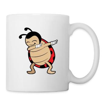 Dabbing Dab coccinelle - Mug blanc - blanc - Droite