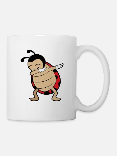 Dabbing Dab coccinelle - Mug blanc - blanc