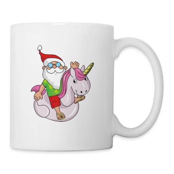 Licorne de Noël - Mug blanc - blanc - Droite