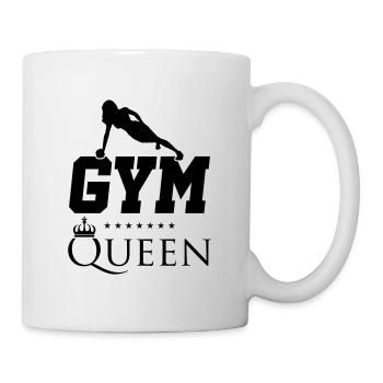 Reine de remise en forme - Mug blanc - blanc - Droite
