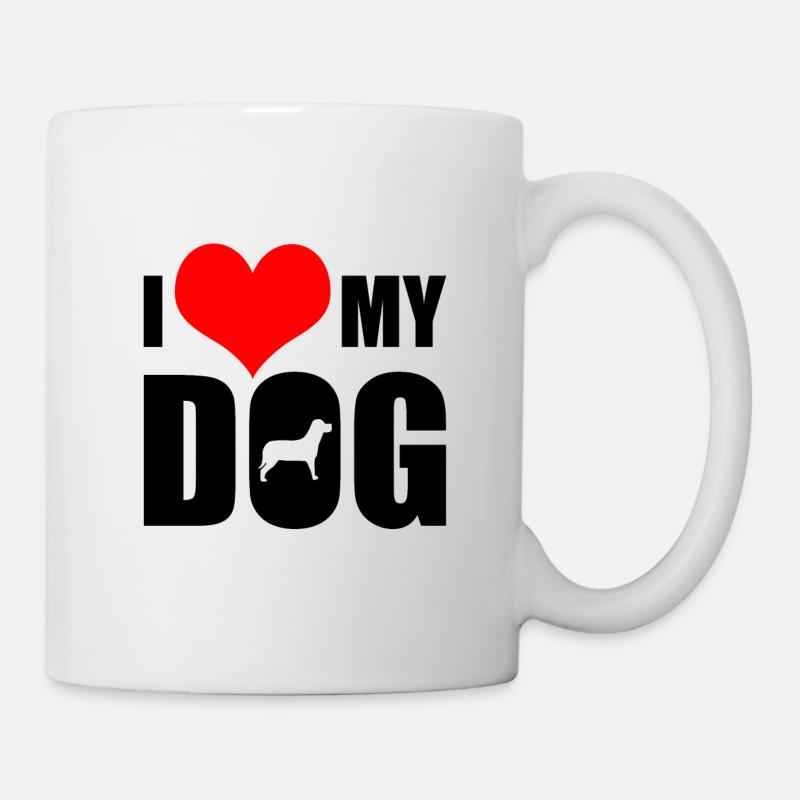 Chien, chien - Mug blanc - blanc