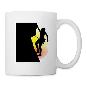 Climbing, Mountains - Mug - white - Right