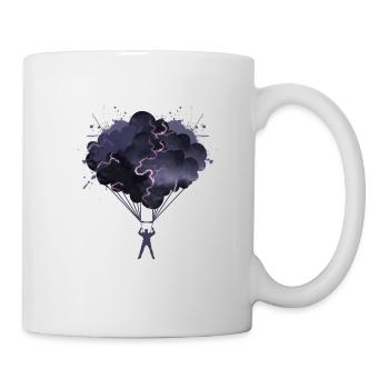 Parachutisme Orage Parachutisme Parachutisme Foudre - Mug blanc - blanc - Droite