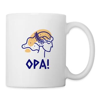 OPA Heimat Griechenland - Tasse - Weiß - Rechts