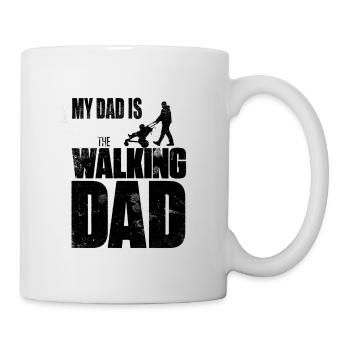 Mon père est le père qui marche Enfant de la fête des pères - Mug blanc - blanc - Droite