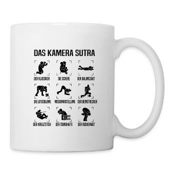 Kamera Sutra Fotograf Fotografen Fotografieren - Tasse - Weiß - Rechts