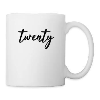 20th birthday 20 years vintage 2000 gift - Mug - white - Right