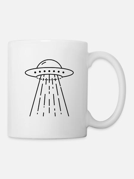 Ufo - Tasse - Weiß