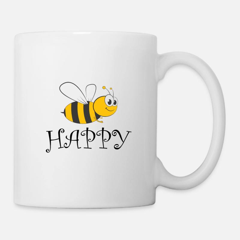 Biene - Tasse - Weiß