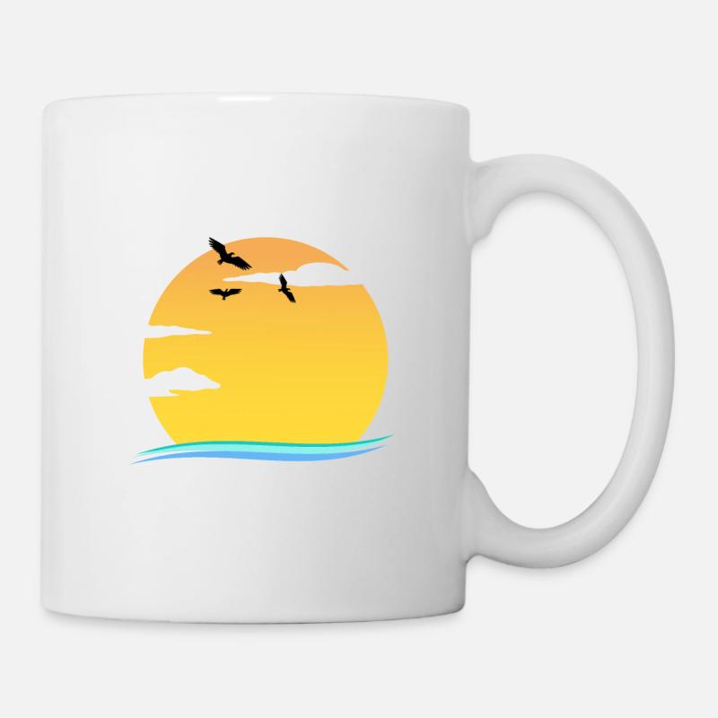 Sonne - Tasse - Weiß