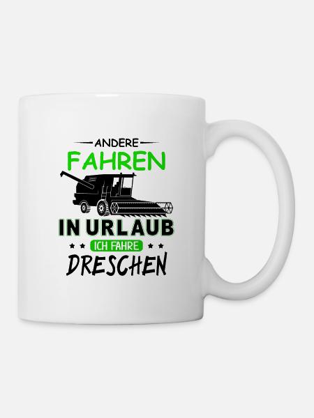 Landwirt Traktor Landwirtschaft Bauer - Tasse - Weiß