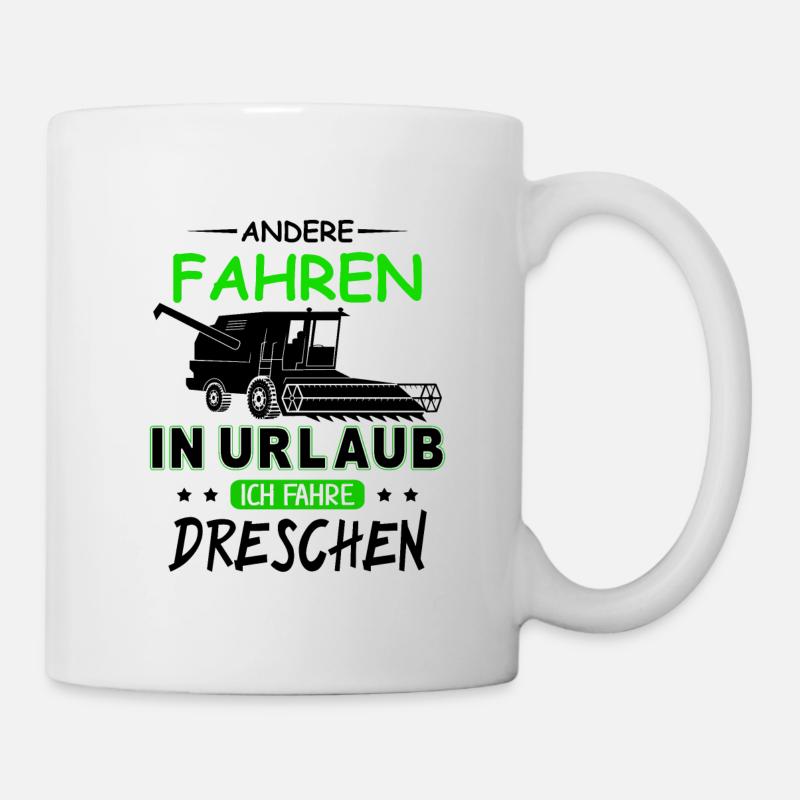 Landwirt Traktor Landwirtschaft Bauer - Tasse - Weiß