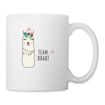 Équipe Bride Llama Alpaga Alpaga - Mug blanc - blanc - Droite