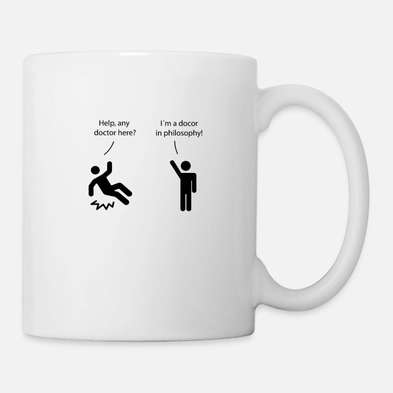 Docteur en philosophie - Mug blanc - blanc