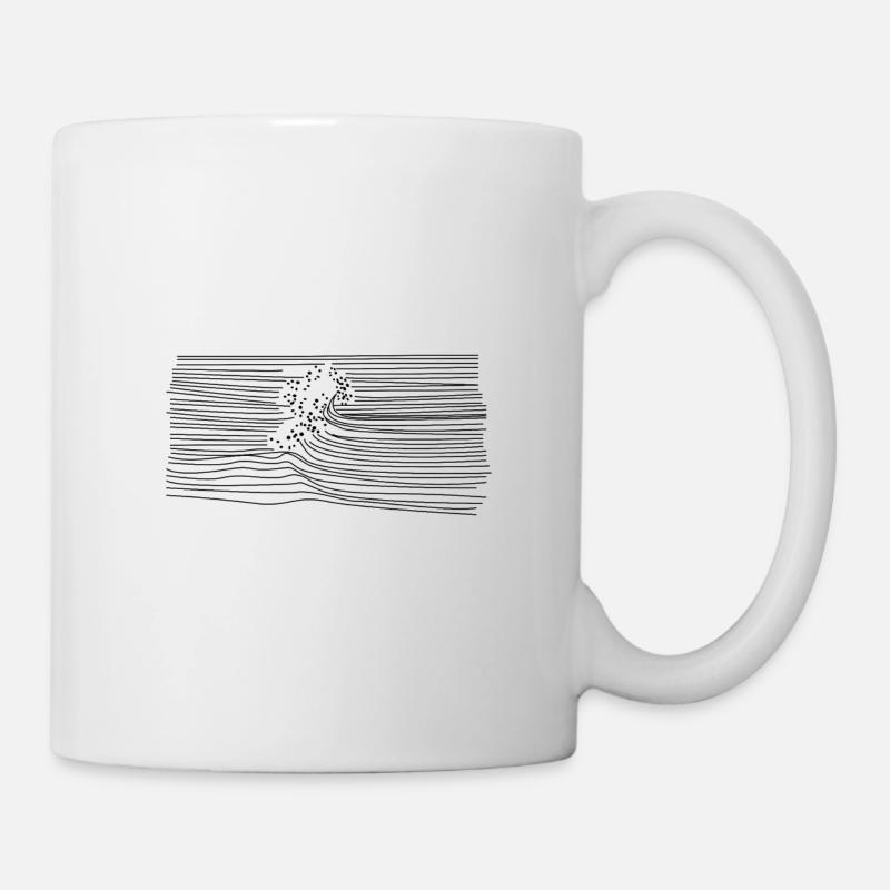 waves - Mug - white