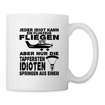Fallschirmjäger Fremdenlegion Foreign - Tasse - Weiß - Rechts
