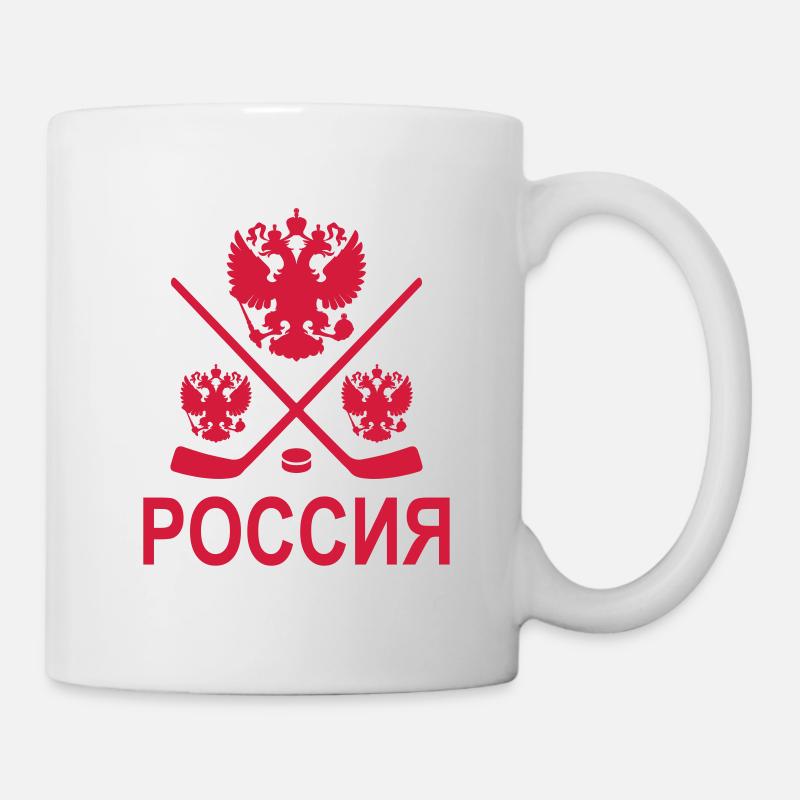 Russie Hockey - Mug blanc - blanc