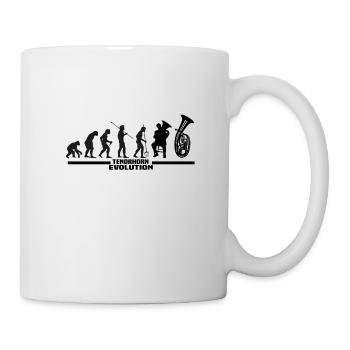 Cor ténor cuivres musique orchestre de joueurs de cor ténor - Mug blanc - blanc - Droite