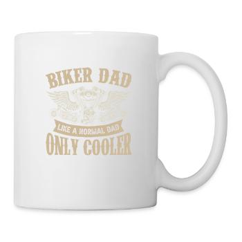 Motorcycle Father's Day Gift - Mug - white - Right
