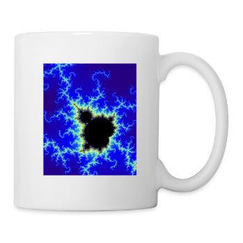 Fractal Apple Male Blue - Mug - white - Right