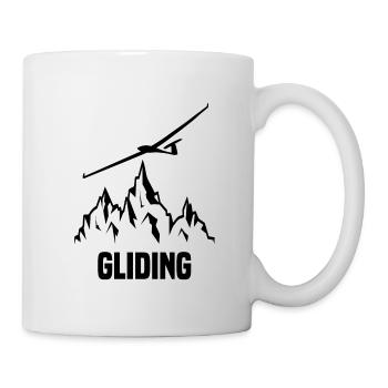 Pilote de planeur planeur planeur - Mug blanc - blanc - Droite