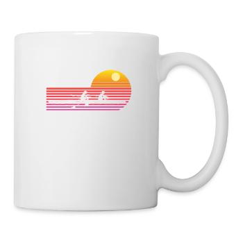 Vintage Rudersport Rudern Geschenk - Tasse - Weiß - Rechts