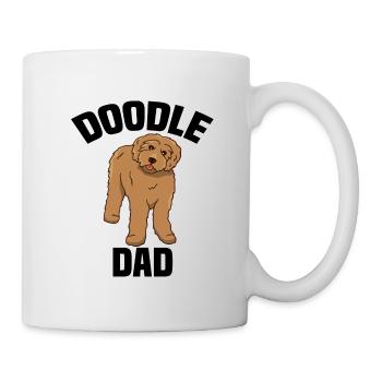 Labradoodle Goldendoodle Papa Père - Mug blanc - blanc - Droite