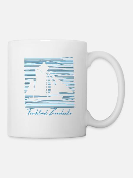 Zeesboote (Fischland-Darß-Zingst-Edition) - Tasse - Weiß