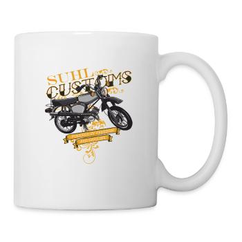 Simme drive Schwalbe Simson KR50 KR51 S50 S51 - Mug blanc - blanc - Droite