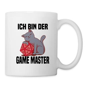 Pen and Paper Fantasy Rollenspiel Brettspiel - Tasse - Weiß - Rechts