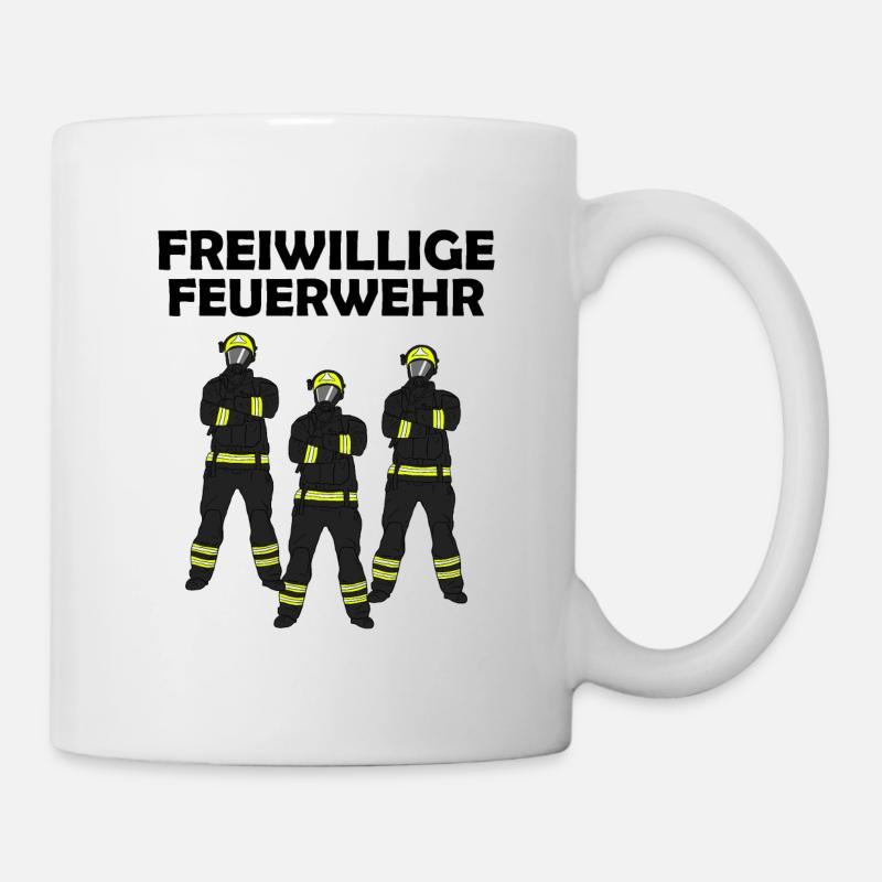 Freiwillige Feuerwehr - Tasse - Weiß