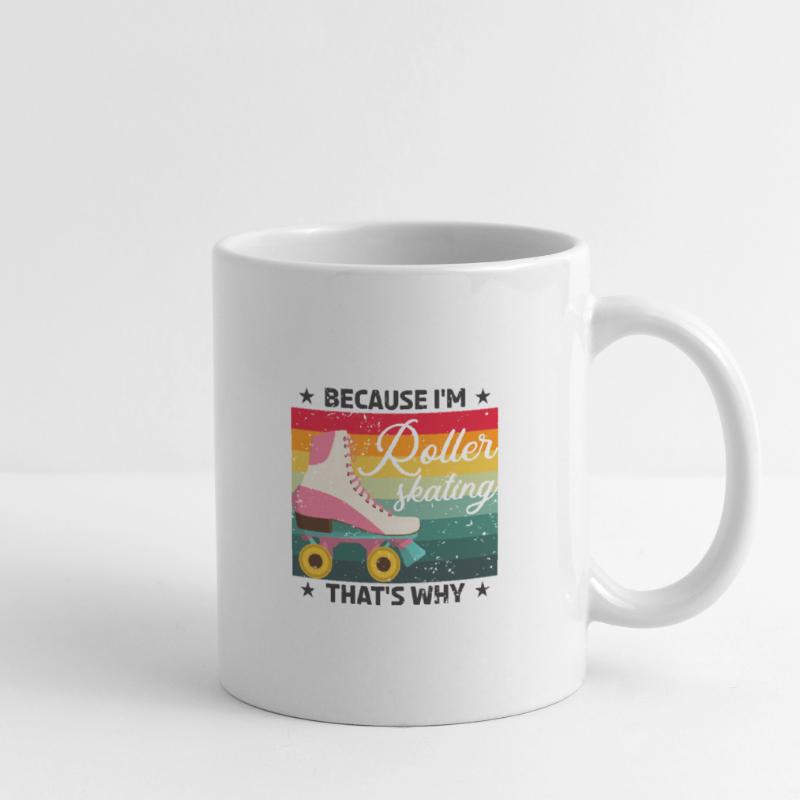 Roller skates Roller skating Roller skaters Mug