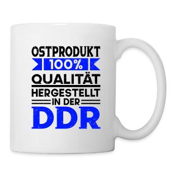 Ossi DDR Ostdeutschland Ostdeutsch - Tasse - Weiß - Rechts