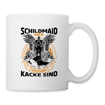 Wikinger Schildmaid Kostüm Lagertha Damen - Tasse - Weiß - Rechts