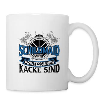 Wikinger Schildmaid Kostüm Lagertha Damen - Tasse - Weiß - Rechts