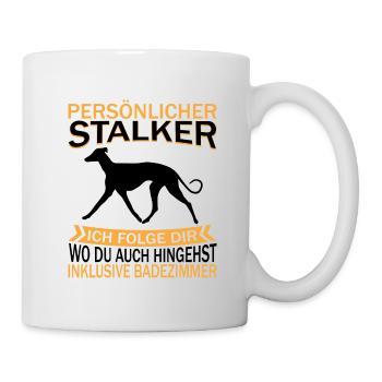 Galgo Spanischer Windhund Galga Espanol - Tasse - Weiß - Rechts