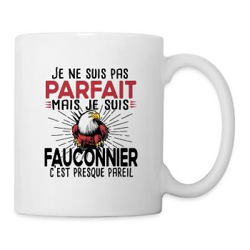 Fauconnier Aigle Faucon Chasseur Métier Humour - Mug blanc - blanc - Droite