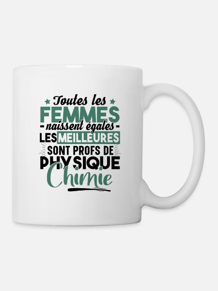 Prof Physique Chimie Professeur Collège Lycée - Mug blanc - blanc