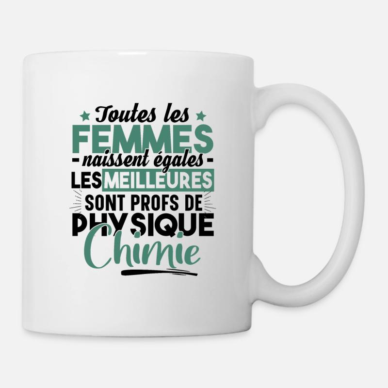 Prof Physique Chimie Professeur Collège Lycée - Mug blanc - blanc